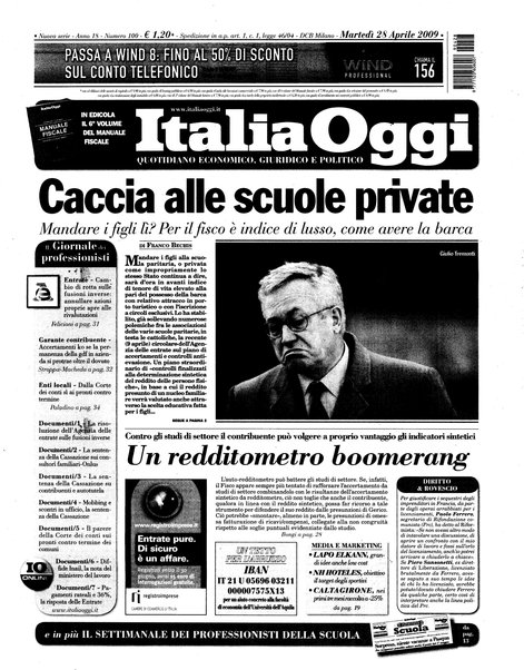 Italia oggi : quotidiano di economia finanza e politica